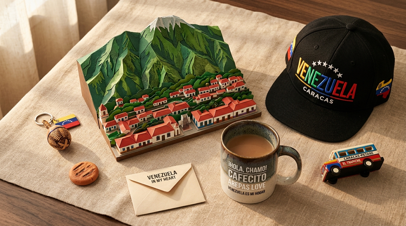 Muestra de productos venezolanos de Valeve Store